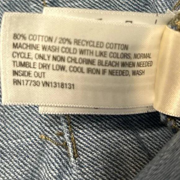 NWT Universal Thread Utility Baggy Denim Jumpsuit Women's Size 10 - Picture 14 of 14